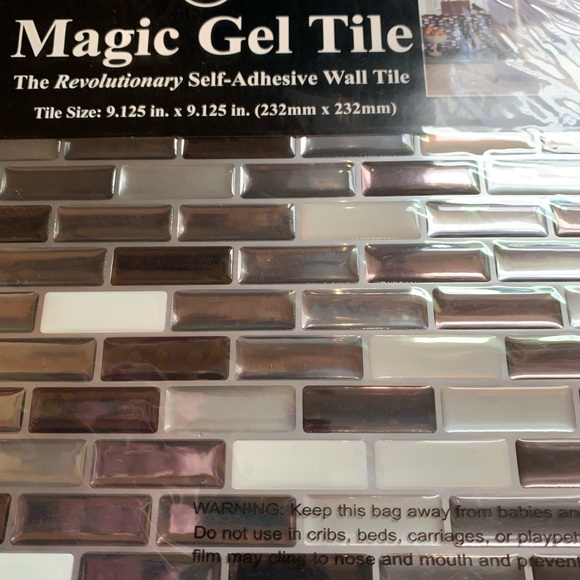 Magic Gel Tile Self-Adhesive Wall Tile - Picture 1 of 6